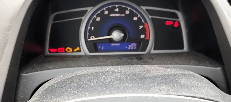 2007 honda civic dash lights