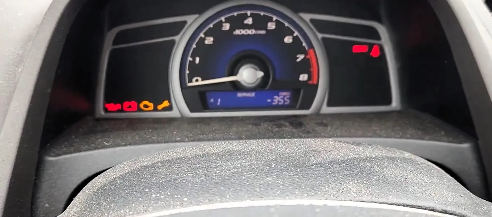 2007 honda civic dash lights